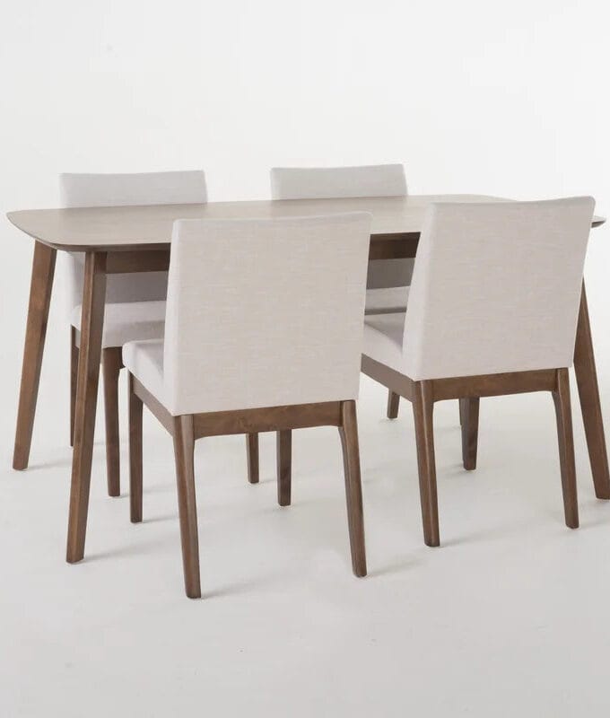 kalpavriksh Solid Acacia Wood Four Seater Dining Table