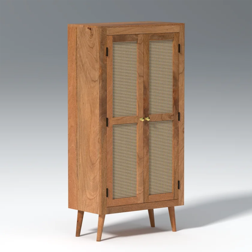 Kalpavriksh Two Door Solid Mango Wood Wardrobe - Image 3