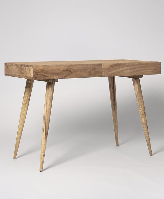 Kalpavriksh Solid Acacia Wood  Two Drawer Console Table