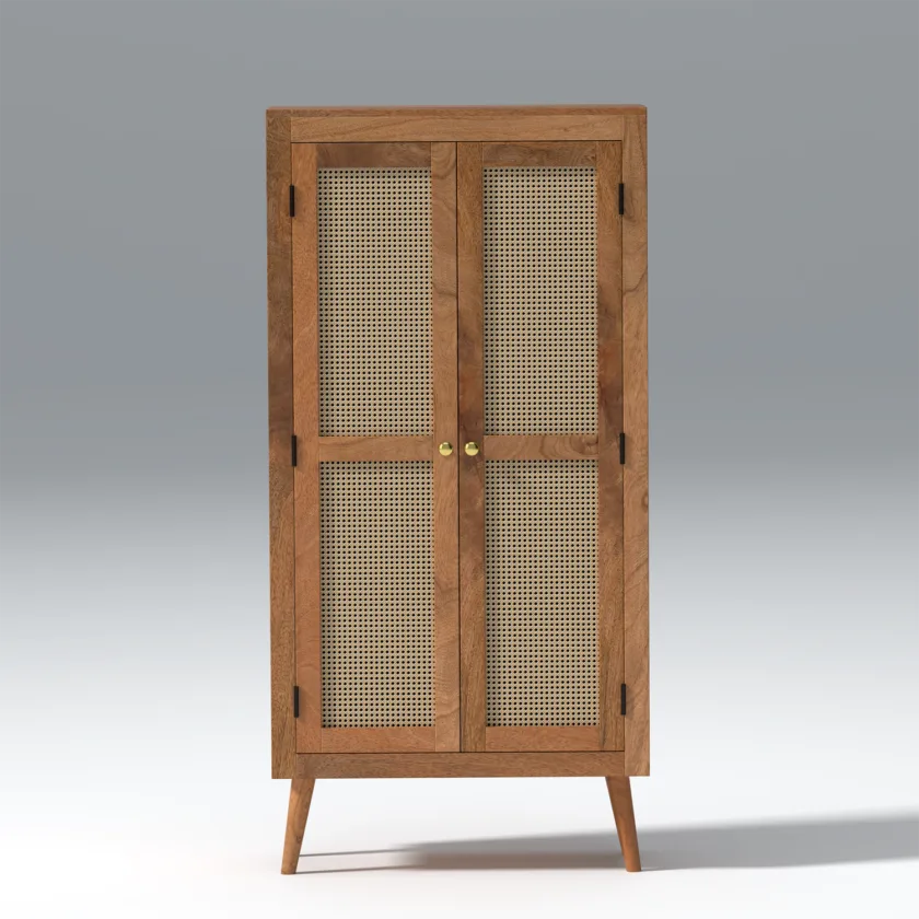 Kalpavriksh Two Door Solid Mango Wood Wardrobe