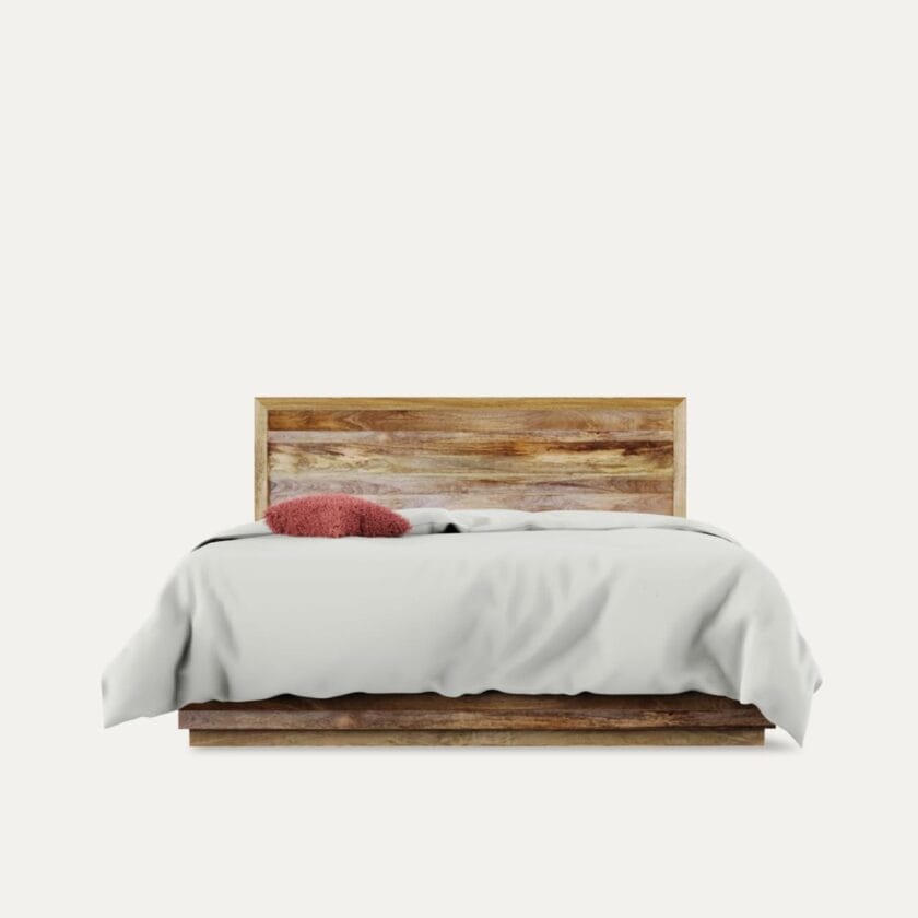 Kalpavriksh Solid Mango Wood Hydraulic Storage Bed