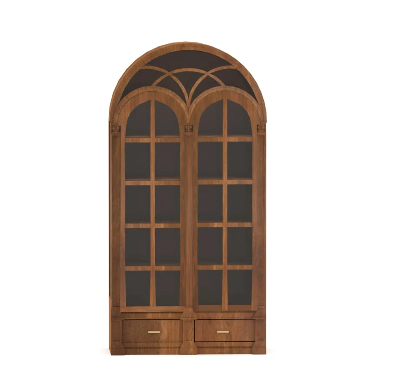 Kalpavriksh Solid Mango Wood Full Sized Crockery Cabinet and Cupboards - Image 2