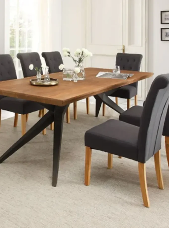 Kalpavriksh Solid Acacia Wood 8 Seater Conference Table