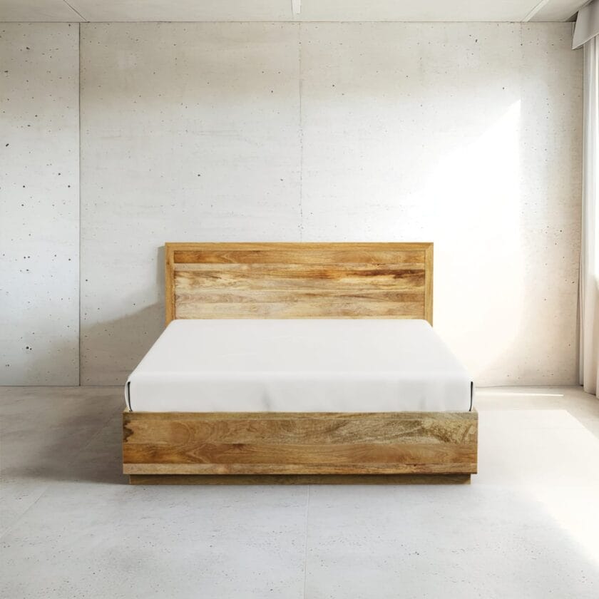 Kalpavriksh Solid Mango Wood Hydraulic Storage Bed - Image 2