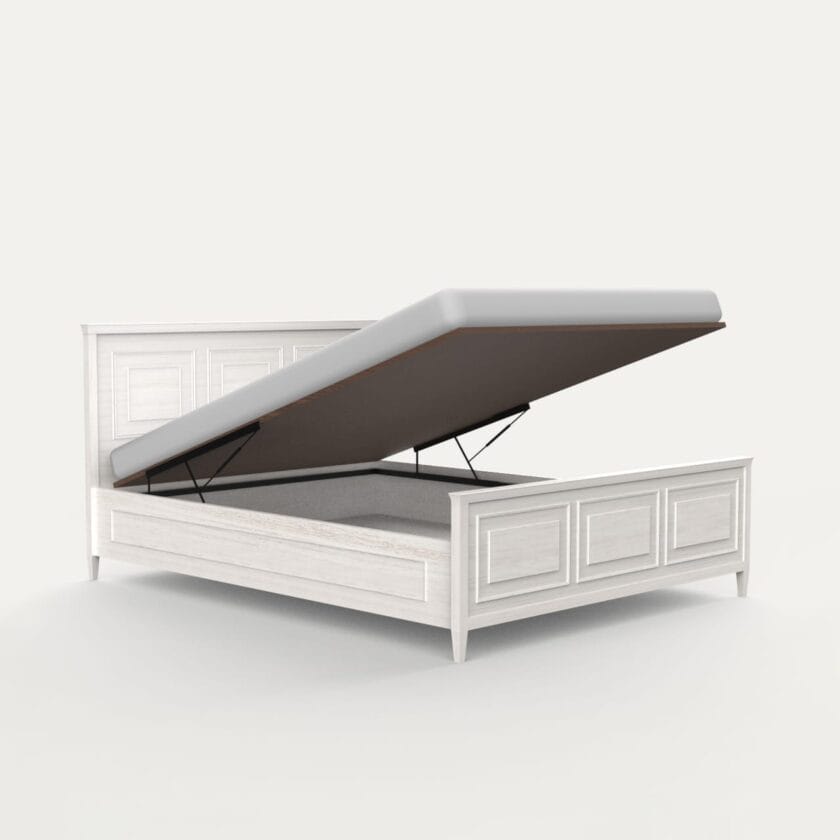 Kalpavriksh Solid Mango Wood Hydraulic Storage Bed - Image 3