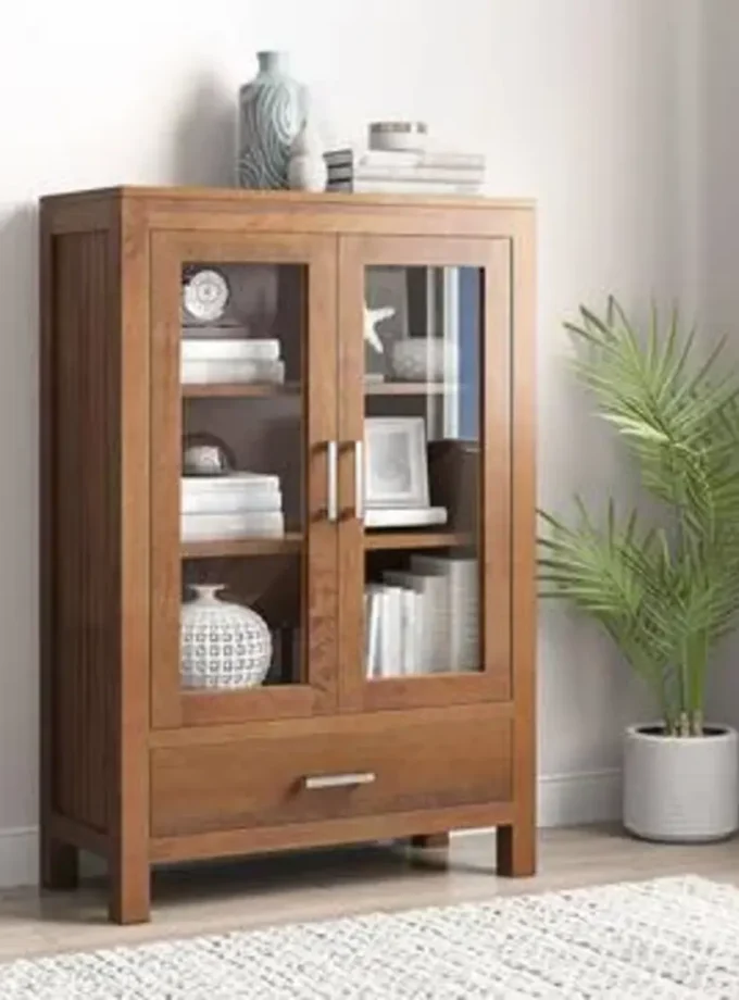 Kalpavriksh Solid Mango Wood Crockery Cabinet and Cupboards