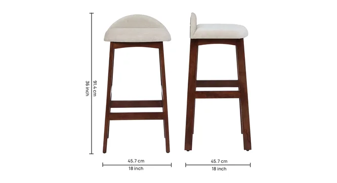 Kalpavriksh Solid Mango Wood Bar Chair - Image 4