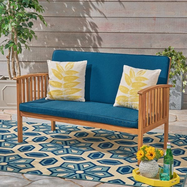 Kalpavriksh International  Outdoor Solid Acacia Wood Bench