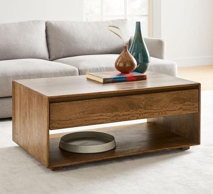 Kalpavriksh Solid Mango Wood coffee Table