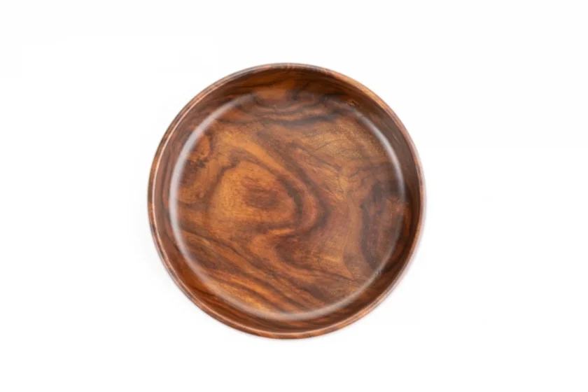 Kalpavriksh Solid Acacia Wood Bowls Set Of 1 Large & 4 Small - Image 2