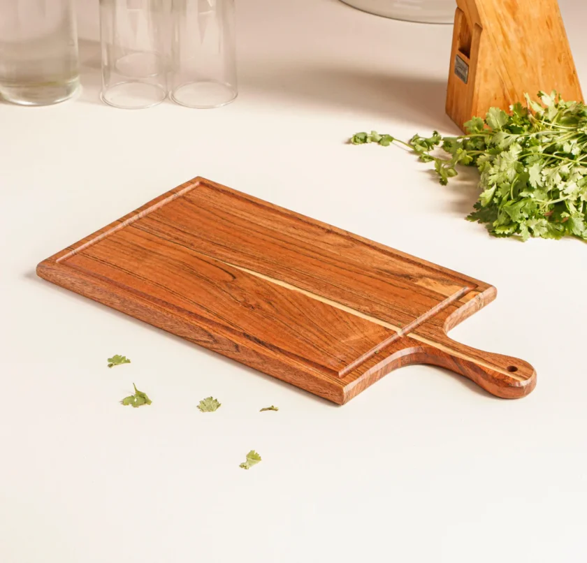Kalpavriksh Solid Acacia Wood Chopping Board - Image 2