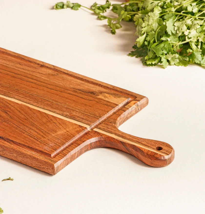 Kalpavriksh Solid Acacia Wood Chopping Board - Image 3