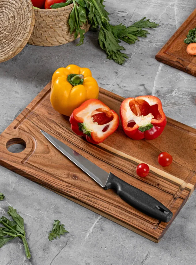 Kalpavriksh Solid Acacia Wood Chopping Board