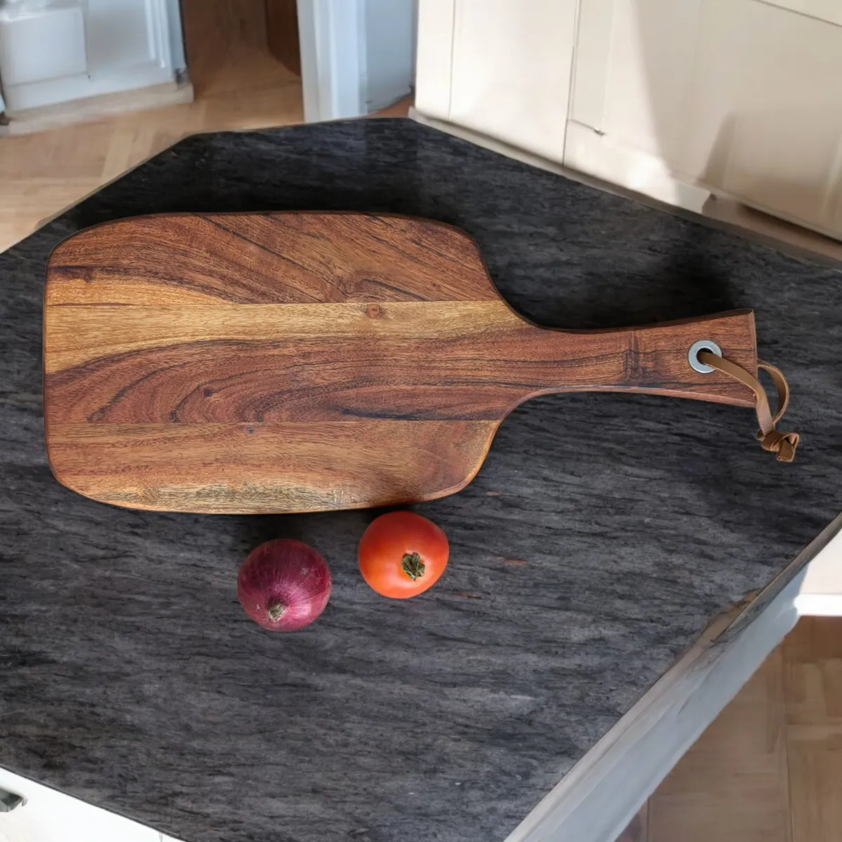 Kalpavriksh Solid Acacia Wood Chopping Board - Image 2