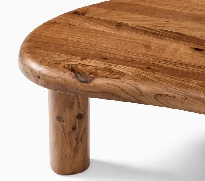 Kalpavriksh Solid Acacia Wood Coffee Table - Image 5