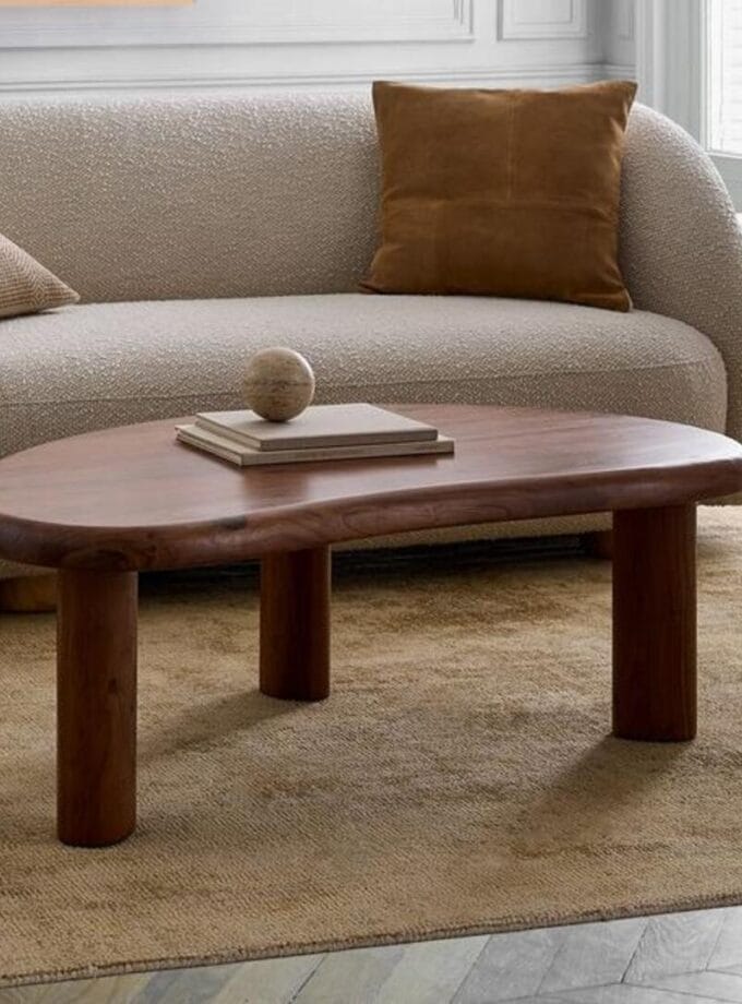Kalpavriksh Solid Acacia Wood Coffee Table