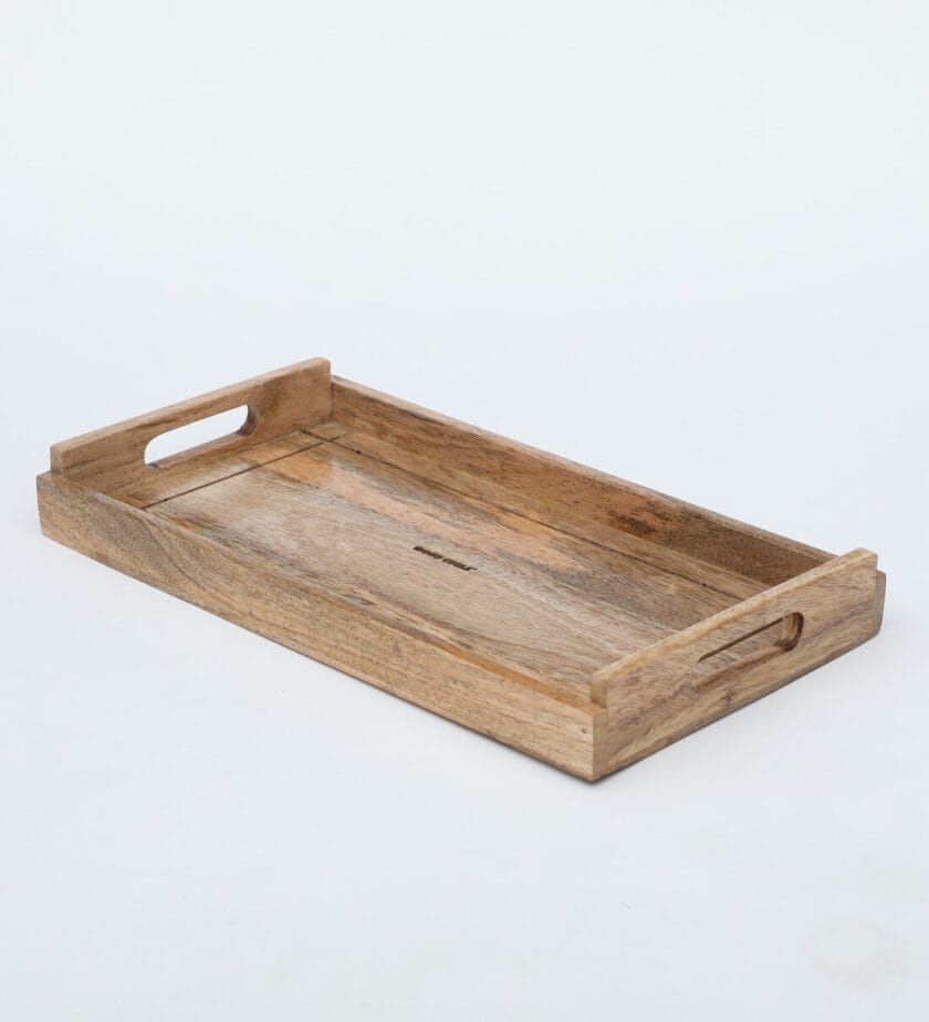 Kalpavriksh Solid Mango Wood Tray - Image 3