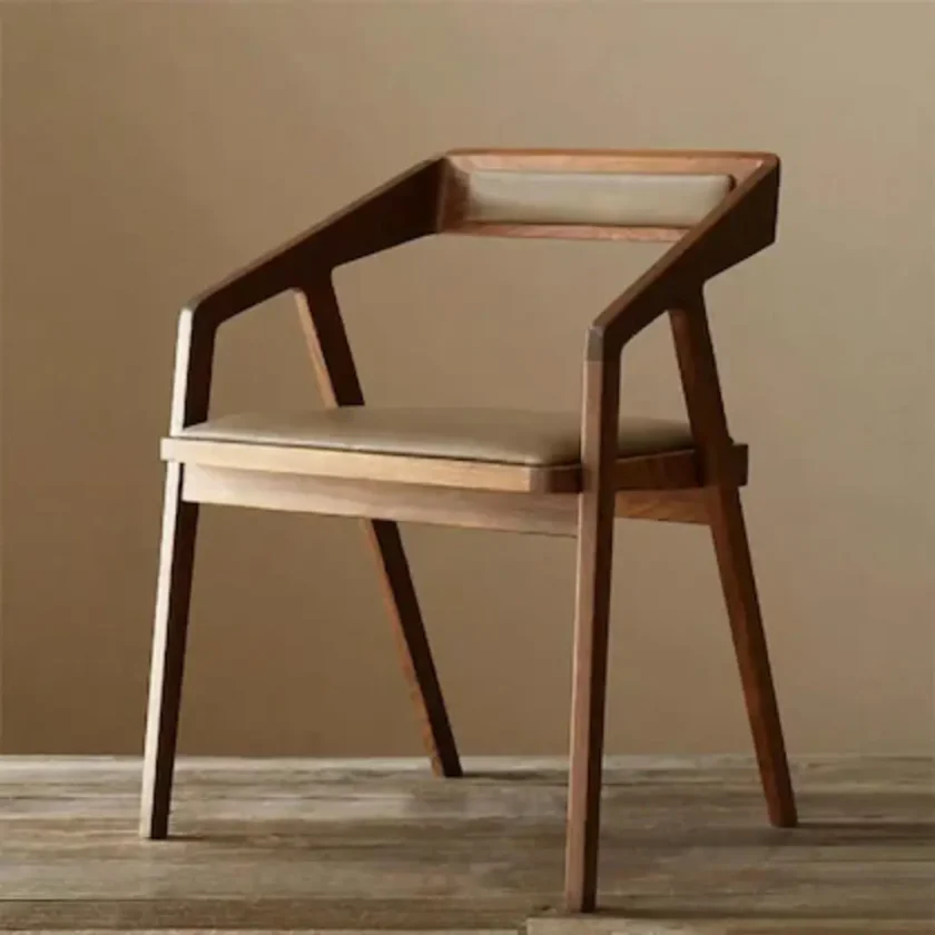 Kalpavriksh Solid Acacia Wood Chair - Image 2